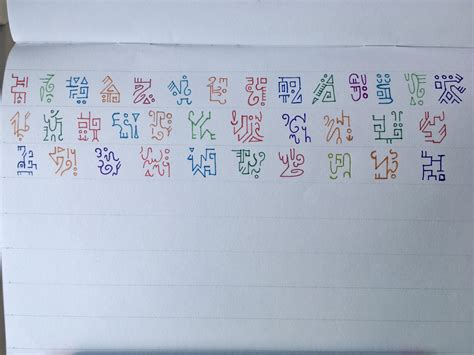 Here Are Some Xenoglyphsalien Runes I Drew Rdmt