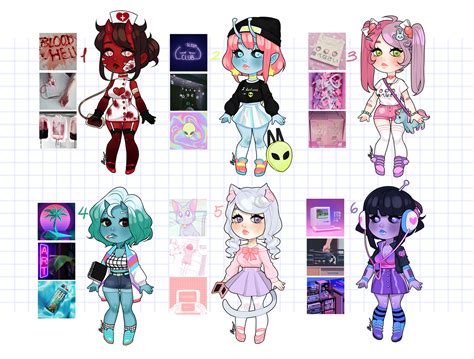 Aesthetic Adopts Last One For 15 Customs Open By Marylittlerose On