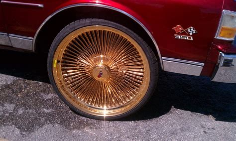 Photography By Miamiearl Box Chevy Ls Brougham On 24 Gold Daytons