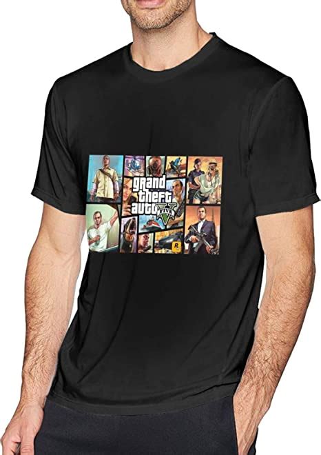 Grand Theft Auto Mens Short Sleeve T Shirt Adult Tee Shirts Amazonde