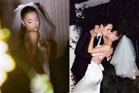 Ariana Grande Shares Intimate Wedding Photos With Husband Dalton Gomez See Pics