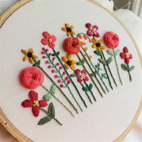 Flower Pattern For Sewing Embroidery Printables Chapters Site