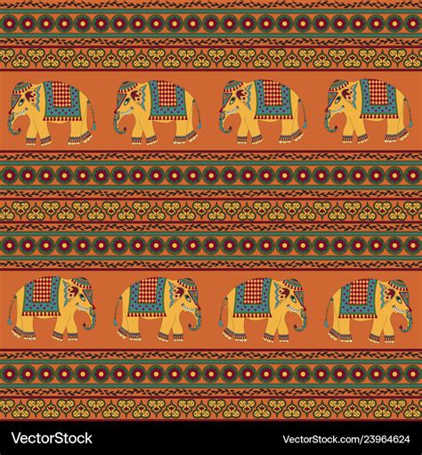 Indian Traditional Pattern Royalty Free Vector Image