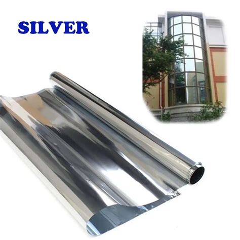 2ply Silver Commercial Tint Silversilver 20 Window Film 08x10m