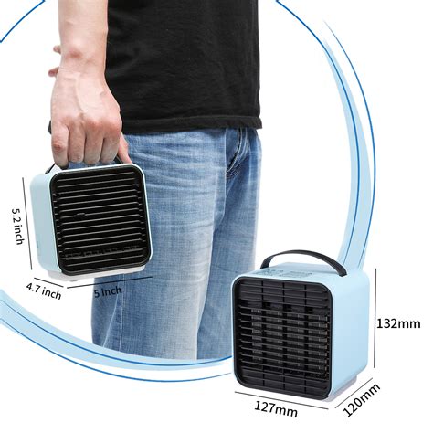 New 3 Speeds Usb Electric Air Cooler Fan Mini Negative Ion Air