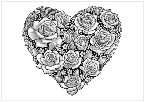 In this post, you'll find a few roses coloring pages for adults. Amazingly Exquisite Free Printable Coloring Pages of ...