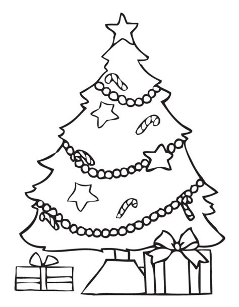 Dibujos De Arboles De Navidad Para Imprimir Y Colorear