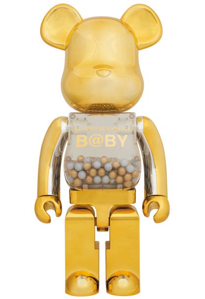 MEDICOM TOY MY FIRST BE RBRICK GOLD SILVER Ver PINK GOLD Ver