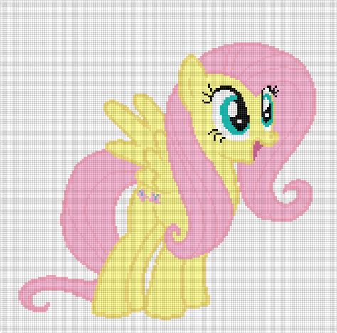 My Little Pony Fluttershy Cross Stitch Pattern By Greydragoncrafts