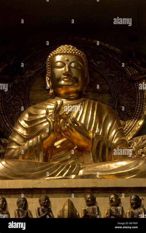Statue Of Lord Buddha Rajgir Bihar India Stock Photo Alamy