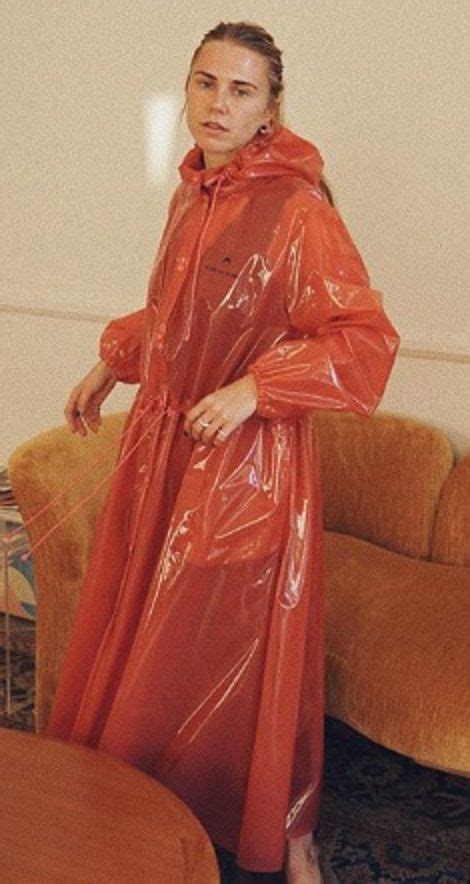 Pin By Dave Kilby On Pvc Rain Coats Raincoats For Women Red Raincoat