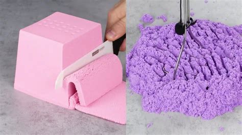 Very Satisfying And Relaxing Compilation Kinetic Sand Asmr Youtube