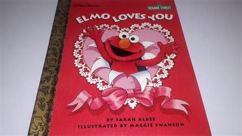 Elmo Loves You Sesame Street A Little Golden Book Read Along