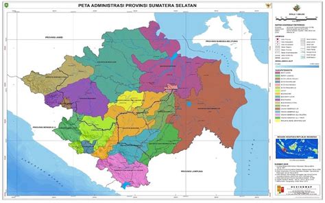 Peta Sumatera Selatan Lengkap Dengan Sejarah Dan Bahasa Daerah