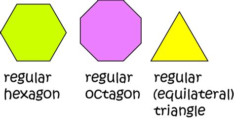 Regular Polygon Math Definitions Letter R