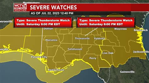 Severe Thunderstorm Watch Issued Ahead Of Saturday Storms