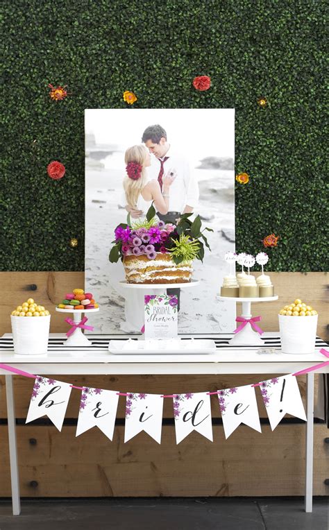 Bridal shower food and dessert ideas; Garden Party Bridal Shower — Kristi Murphy | DIY Blog