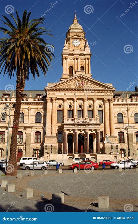 City Hall Cape Town South African Republic Editorial Stock Photo