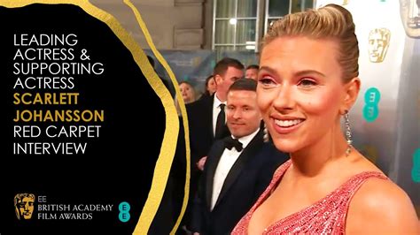 Scarlett Johanssons Red Carpet Interview Ee Bafta Film Awards 2020