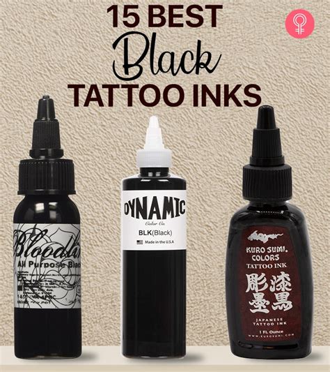15 Best Black Tattoo Inks Of 2024 Reviews And Buying Guide