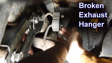 Fixing Broken Exhaust Hanger No Welding Youtube