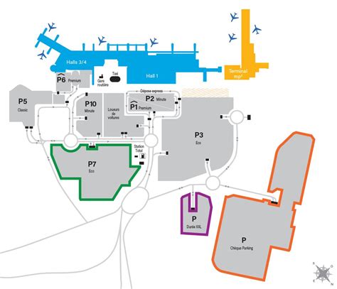 Marseille Airport Map
