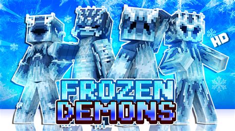 Frozen Demons Hd By The Lucky Petals Minecraft Skin Pack Minecraft