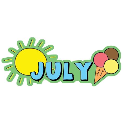 Months Of The Year July Signs