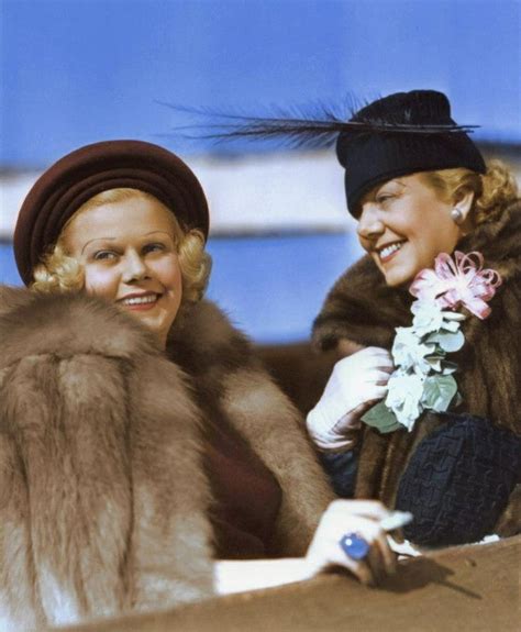 Jean Harlow And Mother Jean 1937 Jean Harlow Harlow Old Hollywood Stars