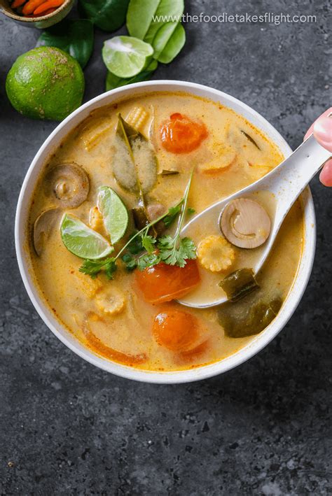 Veg Tom Yum Soup Recipe With Paste