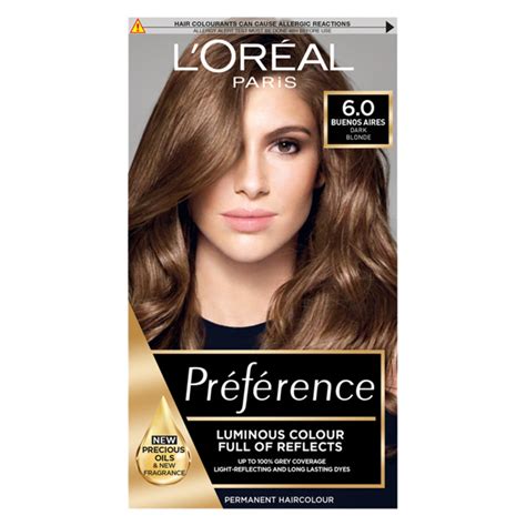 2 for £12 on selected garnier olia. L'Oreal Preference 6 Buenos Aires Dark Blonde Permanent ...