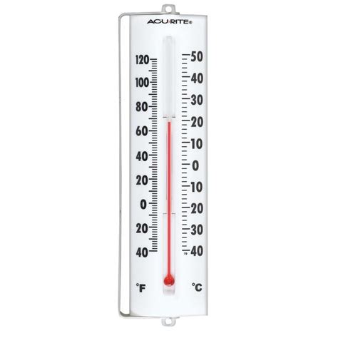 Acurite Wireless Indooroutdoor White Thermometer At