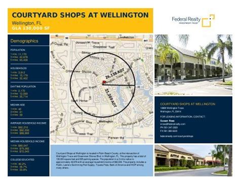 Courtyard Shops At Wellington Lease Flyer