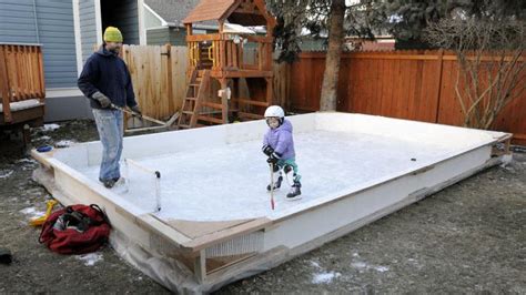 Everything you need is in the box. Backyard ice: Homemade skating rinks pop up around ...