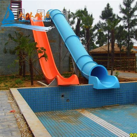 Slide Water Park Fiberglass Pool Slide China Fiberglass Playground