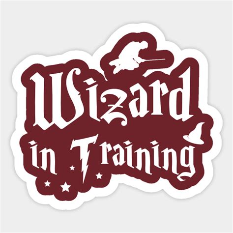 Wizard In Training Potterhead Sticker Teepublic
