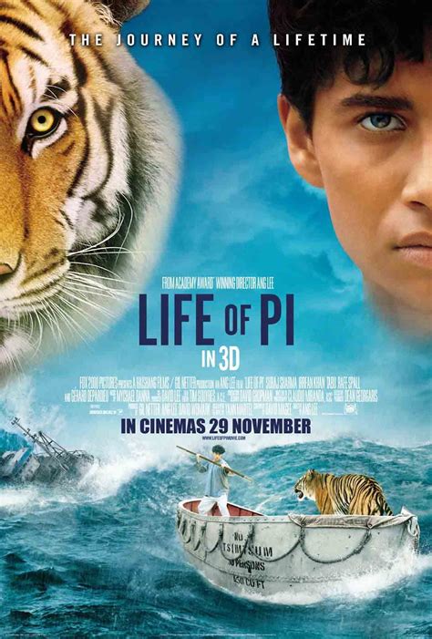 Life Of Pi Suraj Sharma Irrfan Khan Tabu Adil Hussain Gerard