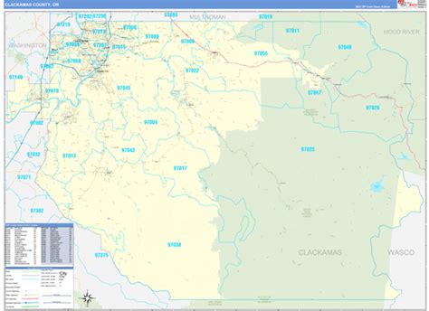 Clackamas County Maps Map Of The World