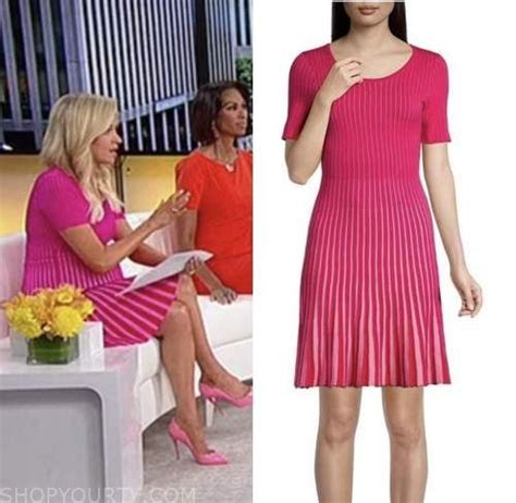 Outnumbered October 2022 Kayleigh Mcenanys Pink Knit Pleated Dress In