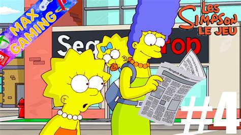 Marge Et Maggie Font Une Manifestation Les Simpsons Le Jeu Gameplay 4 Max Gaming Youtube