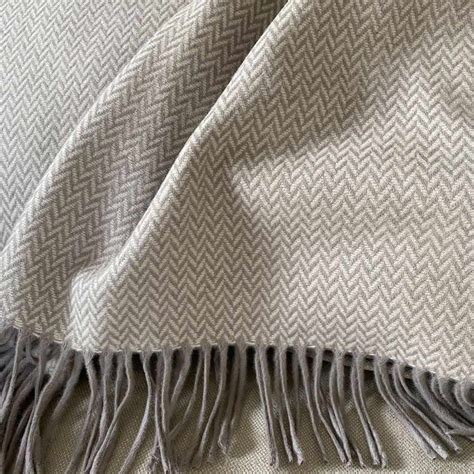 Merino Herringbone Throw Biggest Blanket Company