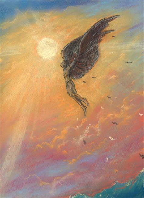 So Close To The Sun Icarus By Marysmirages On Deviantart