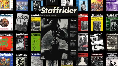 文化表現の自由を掴みに走った雑誌『staffrider』。南ア・アパルトヘイト政権下のクリエイター、アンダーグラウンドの共闘 Heaps