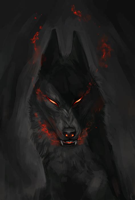 Silent Anger By Kipine On Deviantart Fantasy Wolf Anime Wolf Demon Wolf