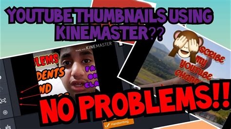 How To Make YouTube THUMBNAILS Using KINEMASTER YouTube