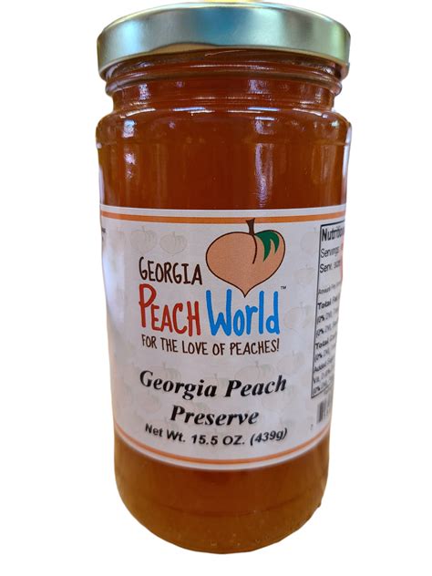 Georgia Peach Preserves 145 Oz Georgia Peach World