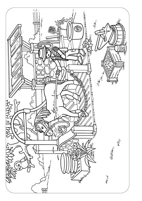 Info over kleurplaat van paarden. Kinderfilmpjes | Playmobil