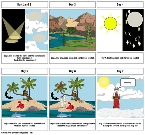 7 Day Creation Storyboard By 93303a1d