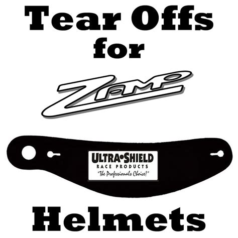 Ultra Shield Tear Offs For Zamp Helmets