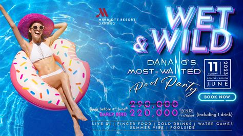 wet and wild pool party da nang leisure